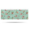 thumbnail image 1 of Pioneer Flower Floral Print Pattern Bathroom Rugs Mat, Non Slip Microfiber Bathroom Rug with Rubber Backing, Soft Mats for Bathroom Floor Tub Shower, 17"x47", 1 of 5