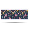 thumbnail image 1 of Pioneer Flower Floral Print Pattern Bathroom Rugs Mat, Non Slip Microfiber Bathroom Rug with Rubber Backing, Soft Mats for Bathroom Floor Tub Shower, 17"x47", 1 of 3