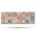 thumbnail image 1 of Pioneer Flower Floral Print Pattern Bathroom Rugs Mat, Non Slip Microfiber Bathroom Rug with Rubber Backing, Soft Mats for Bathroom Floor Tub Shower, 17"x47", 1 of 5