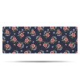 thumbnail image 1 of Pioneer Flower Floral Print Pattern Bathroom Rugs Mat, Non Slip Microfiber Bathroom Rug with Rubber Backing, Soft Mats for Bathroom Floor Tub Shower, 17"x47", 1 of 5