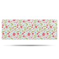 thumbnail image 1 of Pioneer Flower Floral Print Pattern Bathroom Rugs Mat, Non Slip Microfiber Bathroom Rug with Rubber Backing, Soft Mats for Bathroom Floor Tub Shower, 17"x47", 1 of 5
