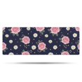 thumbnail image 1 of Pioneer Flower Floral Print Pattern Bathroom Rugs Mat, Non Slip Microfiber Bathroom Rug with Rubber Backing, Soft Mats for Bathroom Floor Tub Shower, 17"x47", 1 of 5