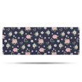 thumbnail image 1 of Pioneer Flower Floral Print Pattern Bathroom Rugs Mat, Non Slip Microfiber Bathroom Rug with Rubber Backing, Soft Mats for Bathroom Floor Tub Shower, 17"x47", 1 of 5