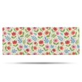 thumbnail image 1 of Pioneer Flower Floral Print Pattern Bathroom Rugs Mat, Non Slip Microfiber Bathroom Rug with Rubber Backing, Soft Mats for Bathroom Floor Tub Shower, 17"x47", 1 of 5