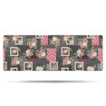 thumbnail image 1 of Pioneer Flower Floral Print Pattern Bathroom Rugs Mat, Non Slip Microfiber Bathroom Rug with Rubber Backing, Soft Mats for Bathroom Floor Tub Shower, 17"x47", 1 of 5