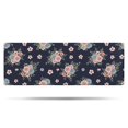 thumbnail image 1 of Pioneer Flower Floral Print Pattern Bathroom Rugs Mat, Non Slip Microfiber Bathroom Rug with Rubber Backing, Soft Mats for Bathroom Floor Tub Shower, 17"x47", 1 of 5