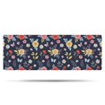 thumbnail image 1 of Pioneer Flower Floral Print Pattern Bathroom Rugs Mat, Non Slip Microfiber Bathroom Rug with Rubber Backing, Soft Mats for Bathroom Floor Tub Shower, 17"x47", 1 of 5