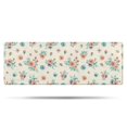 thumbnail image 1 of Pioneer Flower Floral Print Pattern Bathroom Rugs Mat, Non Slip Microfiber Bathroom Rug with Rubber Backing, Soft Mats for Bathroom Floor Tub Shower, 17"x47", 1 of 5