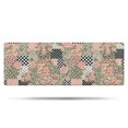 thumbnail image 1 of Pioneer Flower Floral Print Pattern Bathroom Rugs Mat, Non Slip Microfiber Bathroom Rug with Rubber Backing, Soft Mats for Bathroom Floor Tub Shower, 17"x47", 1 of 4