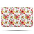 thumbnail image 1 of Pioneer Flower Floral Print Pattern Bathroom Rugs Mat, Non Slip Microfiber Bathroom Rug with Rubber Backing, Soft Mats for Bathroom Floor Tub Shower, 20"x32", 1 of 5
