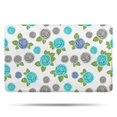 thumbnail image 1 of Pioneer Flower Floral Print Pattern Bathroom Rugs Mat, Non Slip Microfiber Bathroom Rug with Rubber Backing, Soft Mats for Bathroom Floor Tub Shower, 20"x32", 1 of 5