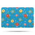 thumbnail image 1 of Pioneer Flower Floral Print Pattern Bathroom Rugs Mat, Non Slip Microfiber Bathroom Rug with Rubber Backing, Soft Mats for Bathroom Floor Tub Shower, 20"x32", 1 of 5