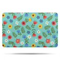 thumbnail image 1 of Pioneer Flower Floral Print Pattern Bathroom Rugs Mat, Non Slip Microfiber Bathroom Rug with Rubber Backing, Soft Mats for Bathroom Floor Tub Shower, 20"x32", 1 of 5