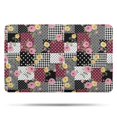 thumbnail image 1 of Pioneer Flower Floral Print Pattern Bathroom Rugs Mat, Non Slip Microfiber Bathroom Rug with Rubber Backing, Soft Mats for Bathroom Floor Tub Shower, 20"x32", 1 of 5