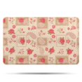 thumbnail image 1 of Pioneer Flower Floral Print Pattern Bathroom Rugs Mat, Non Slip Microfiber Bathroom Rug with Rubber Backing, Soft Mats for Bathroom Floor Tub Shower, 20"x32", 1 of 5