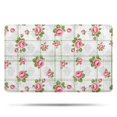 thumbnail image 1 of Pioneer Flower Floral Print Pattern Bathroom Rugs Mat, Non Slip Microfiber Bathroom Rug with Rubber Backing, Soft Mats for Bathroom Floor Tub Shower, 20"x32", 1 of 5