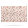thumbnail image 1 of Pioneer Flower Floral Print Pattern Bathroom Rugs Mat, Non Slip Microfiber Bathroom Rug with Rubber Backing, Soft Mats for Bathroom Floor Tub Shower, 20"x32", 1 of 5
