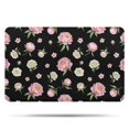 thumbnail image 1 of Pioneer Flower Floral Print Pattern Bathroom Rugs Mat, Non Slip Microfiber Bathroom Rug with Rubber Backing, Soft Mats for Bathroom Floor Tub Shower, 20"x32", 1 of 5