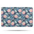 thumbnail image 1 of Pioneer Flower Floral Print Pattern Bathroom Rugs Mat, Non Slip Microfiber Bathroom Rug with Rubber Backing, Soft Mats for Bathroom Floor Tub Shower, 20"x32", 1 of 5