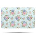 thumbnail image 1 of Pioneer Flower Floral Print Pattern Bathroom Rugs Mat, Non Slip Microfiber Bathroom Rug with Rubber Backing, Soft Mats for Bathroom Floor Tub Shower, 20"x32", 1 of 5