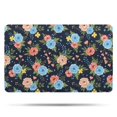 thumbnail image 1 of Pioneer Flower Floral Print Pattern Bathroom Rugs Mat, Non Slip Microfiber Bathroom Rug with Rubber Backing, Soft Mats for Bathroom Floor Tub Shower, 20"x32", 1 of 5