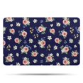 thumbnail image 1 of Pioneer Flower Floral Print Pattern Bathroom Rugs Mat, Non Slip Microfiber Bathroom Rug with Rubber Backing, Soft Mats for Bathroom Floor Tub Shower, 20"x32", 1 of 5