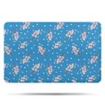 thumbnail image 1 of Pioneer Flower Floral Print Pattern Bathroom Rugs Mat, Non Slip Microfiber Bathroom Rug with Rubber Backing, Soft Mats for Bathroom Floor Tub Shower, 20"x32", 1 of 5