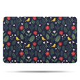 thumbnail image 1 of Pioneer Flower Floral Print Pattern Bathroom Rugs Mat, Non Slip Microfiber Bathroom Rug with Rubber Backing, Soft Mats for Bathroom Floor Tub Shower, 20"x32", 1 of 5