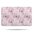 thumbnail image 1 of Pioneer Flower Floral Print Pattern Bathroom Rugs Mat, Non Slip Microfiber Bathroom Rug with Rubber Backing, Soft Mats for Bathroom Floor Tub Shower, 20"x32", 1 of 5