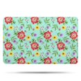 thumbnail image 1 of Pioneer Flower Floral Print Pattern Bathroom Rugs Mat, Non Slip Microfiber Bathroom Rug with Rubber Backing, Soft Mats for Bathroom Floor Tub Shower, 20"x32", 1 of 5