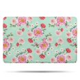 thumbnail image 1 of Pioneer Flower Floral Print Pattern Bathroom Rugs Mat, Non Slip Microfiber Bathroom Rug with Rubber Backing, Soft Mats for Bathroom Floor Tub Shower, 20"x32", 1 of 5