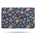 thumbnail image 1 of Pioneer Flower Floral Print Pattern Bathroom Rugs Mat, Non Slip Microfiber Bathroom Rug with Rubber Backing, Soft Mats for Bathroom Floor Tub Shower, 20"x32", 1 of 5