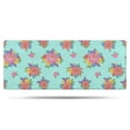 thumbnail image 1 of Pioneer Flower Floral Print Pattern Bathroom Rugs Mat, Non Slip Microfiber Bathroom Rug with Rubber Backing, Soft Mats for Bathroom Floor Tub Shower, 24"x60", 1 of 5