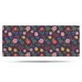 thumbnail image 1 of Pioneer Flower Floral Print Pattern Bathroom Rugs Mat, Non Slip Microfiber Bathroom Rug with Rubber Backing, Soft Mats for Bathroom Floor Tub Shower, 24"x60", 1 of 5