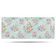 thumbnail image 1 of Pioneer Flower Floral Print Pattern Bathroom Rugs Mat, Non Slip Microfiber Bathroom Rug with Rubber Backing, Soft Mats for Bathroom Floor Tub Shower, 24"x60", 1 of 5