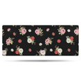 thumbnail image 1 of Pioneer Flower Floral Print Pattern Bathroom Rugs Mat, Non Slip Microfiber Bathroom Rug with Rubber Backing, Soft Mats for Bathroom Floor Tub Shower, 24"x60", 1 of 5