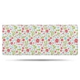 thumbnail image 1 of Pioneer Flower Floral Print Pattern Bathroom Rugs Mat, Non Slip Microfiber Bathroom Rug with Rubber Backing, Soft Mats for Bathroom Floor Tub Shower, 24"x60", 1 of 5