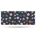 thumbnail image 1 of Pioneer Flower Floral Print Pattern Bathroom Rugs Mat, Non Slip Microfiber Bathroom Rug with Rubber Backing, Soft Mats for Bathroom Floor Tub Shower, 24"x60", 1 of 5