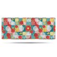 thumbnail image 1 of Pioneer Flower Floral Print Pattern Bathroom Rugs Mat, Non Slip Microfiber Bathroom Rug with Rubber Backing, Soft Mats for Bathroom Floor Tub Shower, 24"x60", 1 of 5
