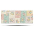 thumbnail image 1 of Pioneer Flower Floral Print Pattern Bathroom Rugs Mat, Non Slip Microfiber Bathroom Rug with Rubber Backing, Soft Mats for Bathroom Floor Tub Shower, 24"x60", 1 of 5