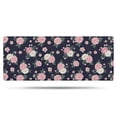 thumbnail image 1 of Pioneer Flower Floral Print Pattern Bathroom Rugs Mat, Non Slip Microfiber Bathroom Rug with Rubber Backing, Soft Mats for Bathroom Floor Tub Shower, 24"x60", 1 of 5