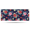 thumbnail image 1 of Pioneer Flower Floral Print Pattern Bathroom Rugs Mat, Non Slip Microfiber Bathroom Rug with Rubber Backing, Soft Mats for Bathroom Floor Tub Shower, 24"x60", 1 of 5