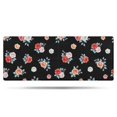thumbnail image 1 of Pioneer Flower Floral Print Pattern Bathroom Rugs Mat, Non Slip Microfiber Bathroom Rug with Rubber Backing, Soft Mats for Bathroom Floor Tub Shower, 24"x60", 1 of 5