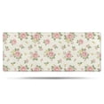 thumbnail image 1 of Pioneer Flower Floral Print Pattern Bathroom Rugs Mat, Non Slip Microfiber Bathroom Rug with Rubber Backing, Soft Mats for Bathroom Floor Tub Shower, 24"x60", 1 of 5