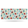 thumbnail image 1 of Pioneer Flower Floral Print Pattern Bathroom Rugs Mat, Non Slip Microfiber Bathroom Rug with Rubber Backing, Soft Mats for Bathroom Floor Tub Shower, 24"x60", 1 of 5