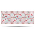 thumbnail image 1 of Pioneer Flower Floral Print Pattern Bathroom Rugs Mat, Non Slip Microfiber Bathroom Rug with Rubber Backing, Soft Mats for Bathroom Floor Tub Shower, 24"x60", 1 of 5