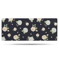 thumbnail image 1 of Pioneer Flower Floral Print Pattern Bathroom Rugs Mat, Non Slip Microfiber Bathroom Rug with Rubber Backing, Soft Mats for Bathroom Floor Tub Shower, 24"x60", 1 of 5