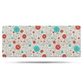 thumbnail image 1 of Pioneer Flower Floral Print Pattern Bathroom Rugs Mat, Non Slip Microfiber Bathroom Rug with Rubber Backing, Soft Mats for Bathroom Floor Tub Shower, 24"x60", 1 of 5