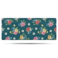 thumbnail image 1 of Pioneer Flower Floral Print Pattern Bathroom Rugs Mat, Non Slip Microfiber Bathroom Rug with Rubber Backing, Soft Mats for Bathroom Floor Tub Shower, 24"x60", 1 of 5