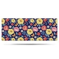 thumbnail image 1 of Pioneer Flower Floral Print Pattern Bathroom Rugs Mat, Non Slip Microfiber Bathroom Rug with Rubber Backing, Soft Mats for Bathroom Floor Tub Shower, 24"x60", 1 of 5